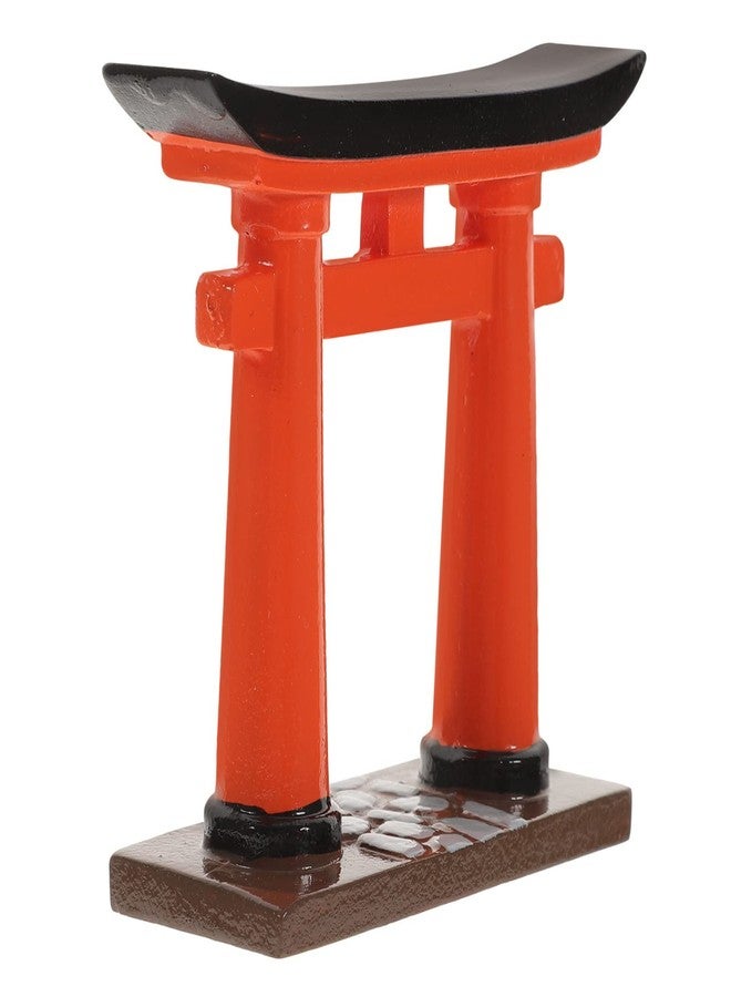 BCOATH Miniature Torii Gate Aquarium Decor Japanese Style Fish Tank Ornament Bonsai Sculpture for Home and Outdoor Micro Landscape Decoration - Image 1